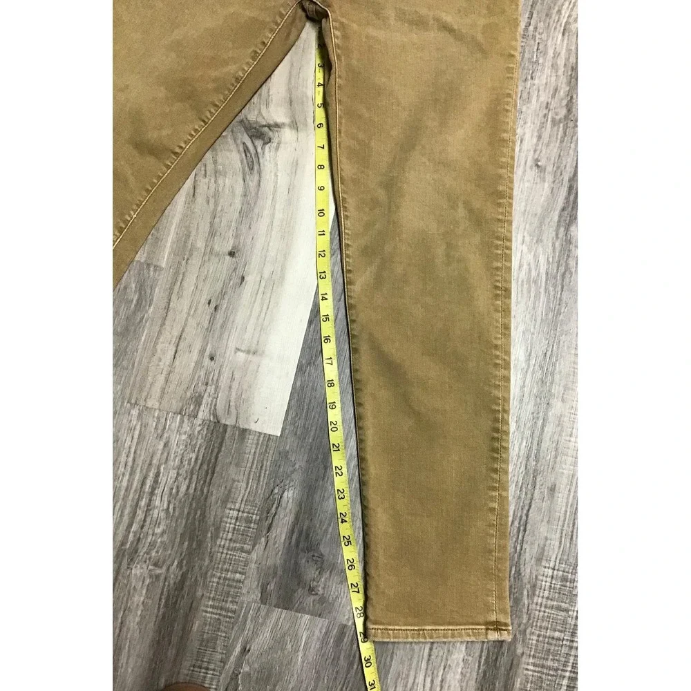 American Eagle Next Level Flex Slim Jeans Mens 33x30 Khaki Tan Stretch Denim